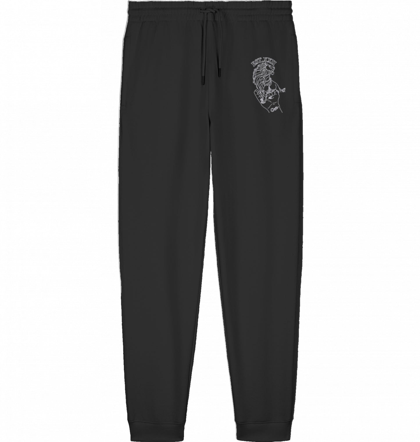 Stoffhose mit EST.-Löwe aus 100% Baumwolle