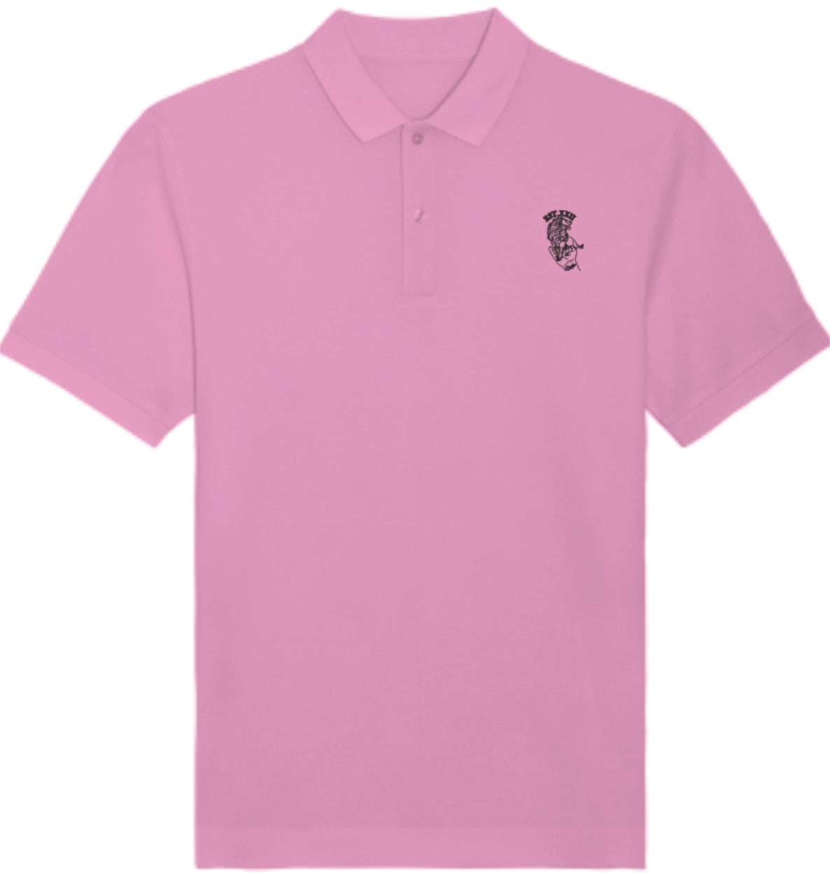 Poloshirt mit EST.-Löwe aus 100% Baumwolle