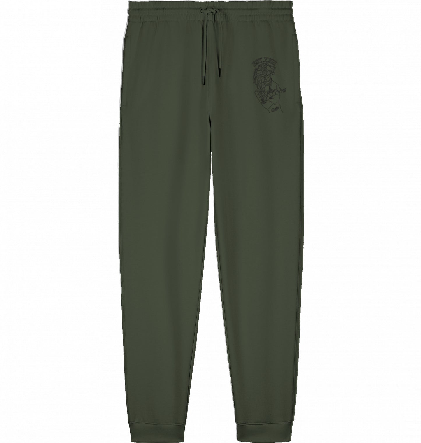 Stoffhose mit EST.-Löwe aus 100% Baumwolle